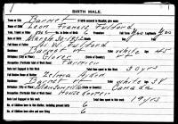 Birth Registration of Leon Francis Fulford