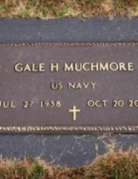 Military gravemarker for Gale Muchmore